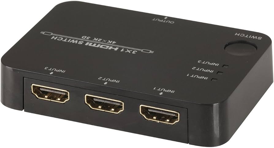 Digitech 3 Input HDMI Switcher with Remote Control